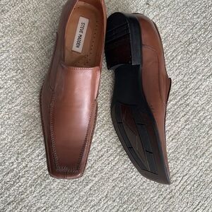 Steve Madden Brown Leather Loafers